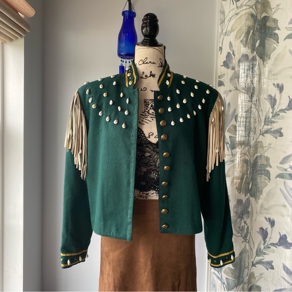 Vintage Double D Ranchwear Hussar Napoleon Military style Jacket - sz medium - Picture 10 of 10